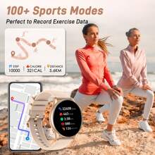 EIGIIS Smartwatch, 1.43-Inch AMOLED Smartwatch For Men And Women (Answer/Make Calls), Full Touch Screen Fitness Tracker With Heart Rate Sleep Monitor, 100+ Sports Modes, Activity Tracker For IOS And Android