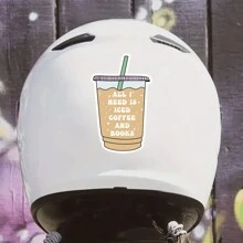 1 miếng dán vinyl chống thấm nước cho Kindle và máy tính xách tay, quà tặng cho người yêu sách, miếng dán bình nước, decal đọc sách, món quà hoàn hảo cho cà phê đá và người yêu sách 2x3,1 inch - Nhiều màu - Xem 3