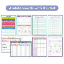 Dry Erase Multiplication/Fraction/Place Value Whiteboard For Kids,Math Manipulatives White Board For Kids Homeschool Educational Calculations Practice Board Mathematical Teaching Aids - Multicolor - View 12