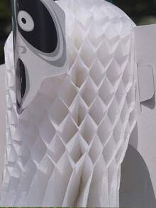 1个幽灵纸质挂饰，3D灯笼装饰，幽灵挂件