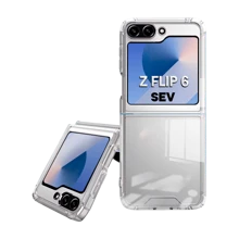 Acrylic Transparent Case For Galaxy Z Flip 6 + Pen - Clear - View 6