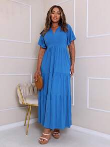 Women Dresses - Màu xanh nhạt - Xem 4