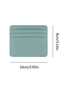 1 cái Unisex Nhiều Màu Mỏng Làm Bằng Da PU Thiết Kế Thời Trang & Tối Giản Bao Đựng Thẻ Quà Tặng Cho Chủ Thẻ Ví Chủ Thẻ Kinh Doanh Chủ Thẻ Tín Dụng Phụ Nữ Cho Phụ Nữ Cho Nam Giới Ví Đựng Thẻ - Nhiều màu - Xem 4