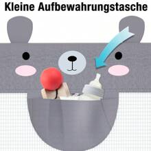 Froadp Fall Protection Bed Rail Baby Bed Rail With Adjustable Height Child Bed Rail For Toddler Beds, Parent Beds & All Mattresses Solid Wood Beds - Grey - View 6