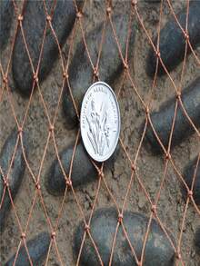 海洋捕鱼抛网，用于诱饵陷阱、轮胎线海水捕鱼抛网，便携式抛网带铝环折叠诱饵网，适用于海水和淡水的抛网，高品质手工抛投单丝渔网，魔术旋转网，易于抛投 - 紅木色 - 查看 9