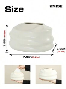 1 件现代奢华纸巾架，陶瓷材质，黑色/白色/银色可选，适用于家庭厨房卧室客厅餐厅的桌面装饰，家居装饰配件，装饰盒，女性婚礼礼物，夏季旅行节日必备品 - 彩色 - 查看 5