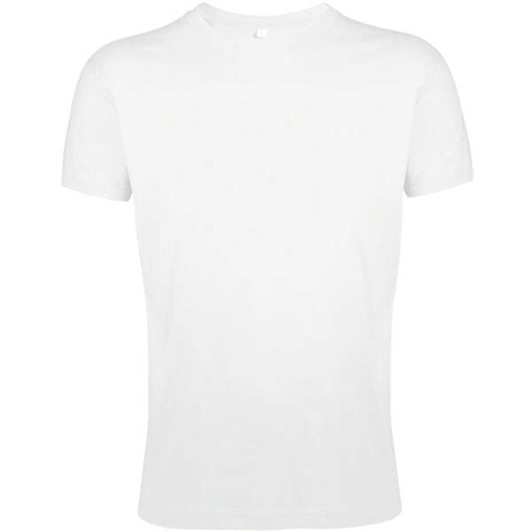 SOLS Mens Regent Slim Fit Short Sleeve T-Shirt (White)