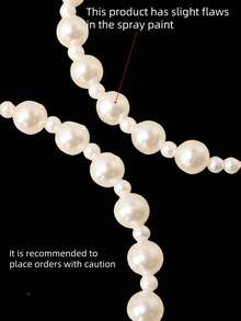 3pcs Mini Nước mát Trân châu Bọt biển Băng đô - Màu Hồng Tươi - Xem 3