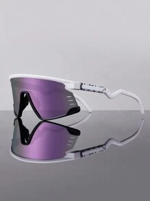 一副Y2K风格塑料装饰时尚眼镜，大镜框设计，适合夏季旅行和度假。也适合日常佩戴、摄影、购物、骑行、滑雪等场合。户外防尘装饰眼镜。配有高品质眼镜盒和清洁布，方便收纳。 - 眼鏡盒套裝(方便收納) - 查看 7