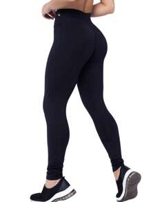 CALÇA LEGGING PELUCIADA BASICA PRETA , LEGGING FLANELADA FEMININA CINTURA ALTA IDEAL PARA PILATES ACADEMIA GINASTIA esportiva
