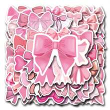 55 Adesivos de Laços, Adesivos Monogramados com Estética Vintage, Adesivos de Vinil Impermeáveis com Laços Rosa, para Garrafas de Água, Laptops, Celulares, Diários, Presentes para Crianças, Meninas e Mulheres, Materiais Escolares, Adesivos Divertidos para Laptop, Kindle e Celular. - Multicolorido - Ver 5