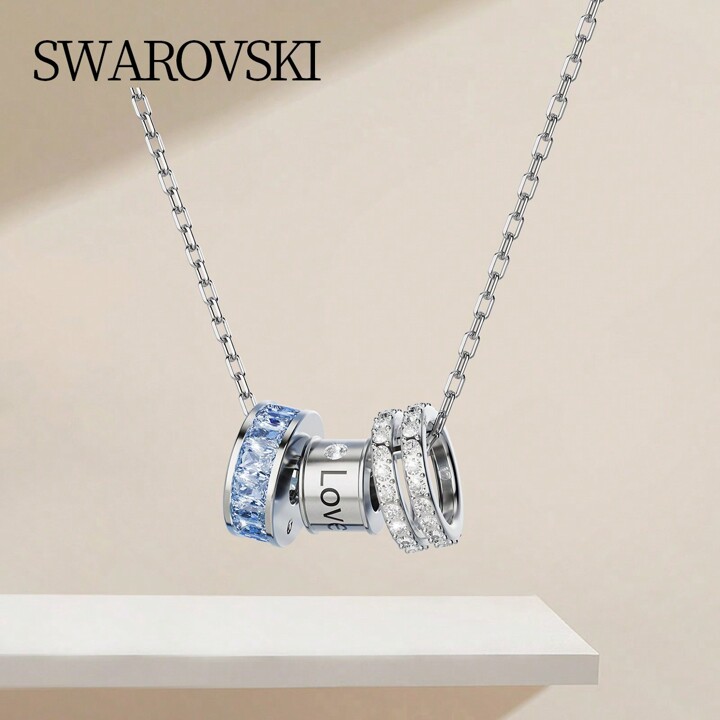 SWAROVSKI Connexus ペンダント/正規品 5690042 Connexus pendant, Mixed cuts, `Love is around`, Blue