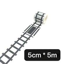 圣诞装饰黑色道路轨道胶带，汽车轨道非常适合儿童生日派对、赛车派对装饰（1 卷，16.4 英尺 * 1.97 英寸） - 彩色 - 查看 14