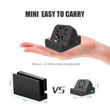 HONSON Switch/Switch Oled Portable HDTV, With Cooling Fan, Fast Charge, Mini Screen Projection Charger Docking Station - Black - View 7