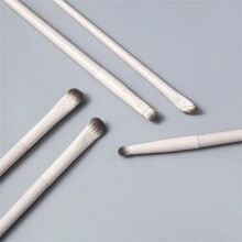 5 Pieces Eye Makeup Brush Set, Precision Blending & Smudging, Multi-Purpose Cosmetic Applicators, Ideal For Beginners - Beige - View 5