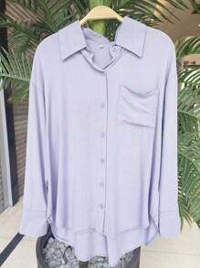 Women Blouses - Grey - View 3