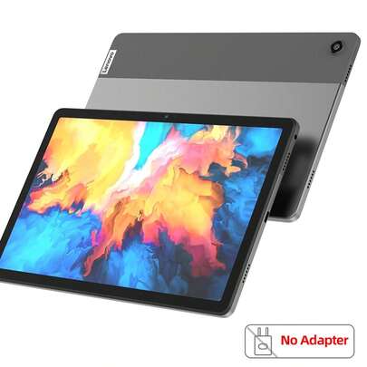 Lenovo 奇天K10pro平板电脑，Android 13操作系统，4GB内存+128GB存储空间，联发科G80处理器，10.61英寸2K显示屏（2000*1200分辨率），IPS面板，800万像素+1300万像素双摄像头，支持WiFi 5和蓝牙5.0，7700mAh电池，TB223FC芯片，支持1TB SD卡扩展，不含适配器