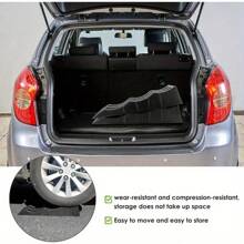 2PCS Car Ramps 4 Ton Plastic Kerb Ramps Wavy Ramp Car Ramps Heavy Duty 3 Step Car Lift Ramps Caravan Leveling Ramps For Home Garage Motorhome Leveling 61X21.5X12CM - Variant1 - View 5