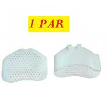 Pair Of 7.2x4.1cm Anti-Slip Silicone Gel Insoles Anti-Crack Heel Remover - 1 對 - 查看 1