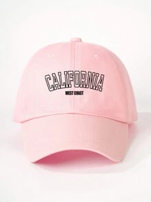 1 件装水洗加州印花棒球帽，可调节户外防晒帽，适合旅行海滩度假，Y2K 风格休闲帽，适合青少年万圣节