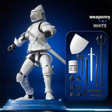 T13 Action Figures - Multi-Jointed Movable Robot,3D Printed Mannequin - PVC Model - Desktop Decorations For Action Figures For Game Lovers(Need To Assemble By Yourself) - Multicolor - View 7