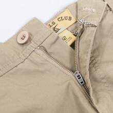Men's Cargo Shorts Outdoor Multi Pockets Cotton Solid Relaxed Fit Shorts - Khaki - View 4