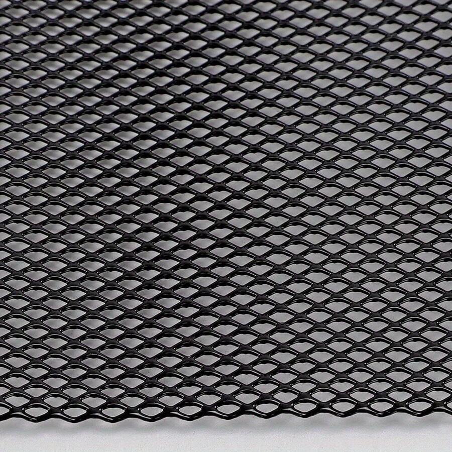 Universal Honeycomb Mesh Black Car Bumper Grill Net Vent Racing Grille - Black - View 1