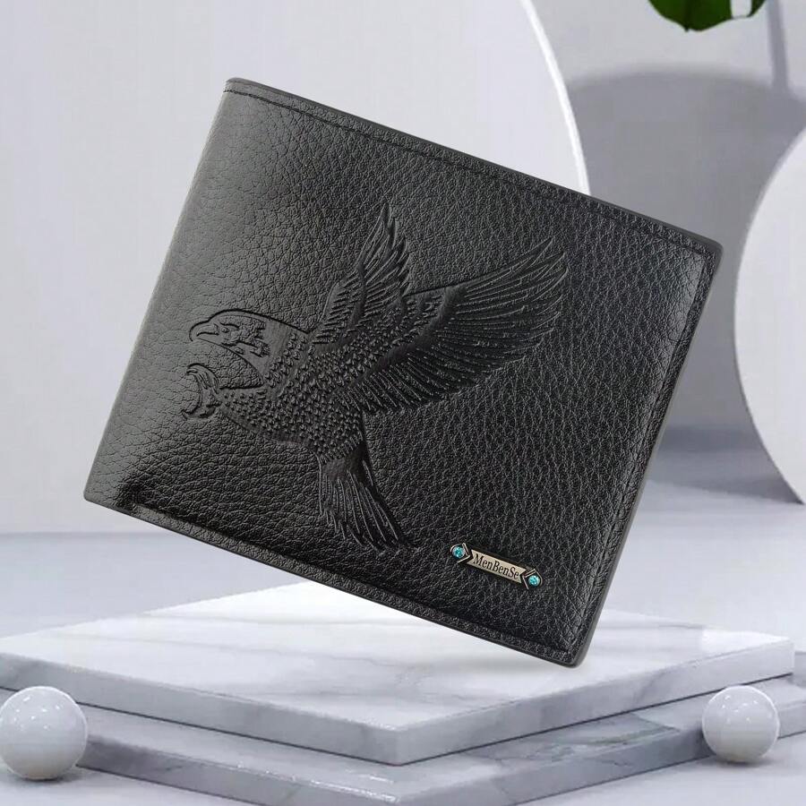 Ví da PU thời trang dành cho nam, Ví đựng tiền xu dung tích lớn, Ngăn đựng thẻ nhiều ngăn có khóa kéo, Ví đựng tiền xu, Quà tặng ngày lễ cho nam, Thích hợp cho thanh thiếu niên, Thường ngày, Ngoài trời, Thể thao, Kỳ nghỉ, Du lịch, Tốt nghiệp, Phụ kiện váy sinh nhật Ý tưởng cho ngày lễ tình nhân - màu đen - Xem 1