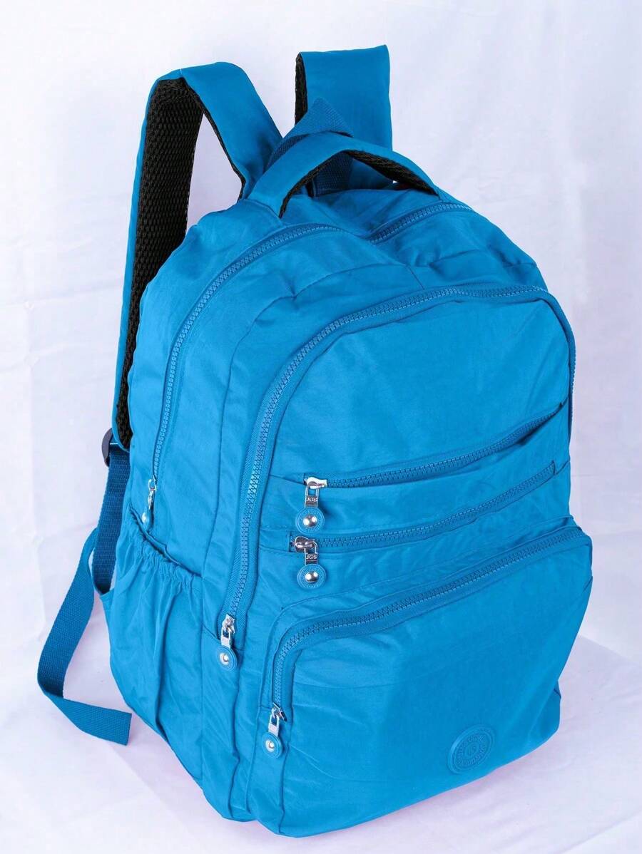 Large Backpack 5 Compartments Durable Travel Gym Work College - Royal Blue - View 1