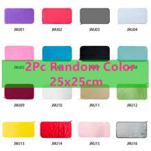 2pcs Reusable Makeup Remover Cloths, 9.8 Inch Square, Super Soft Microfiber Material - Multicolor - View 16