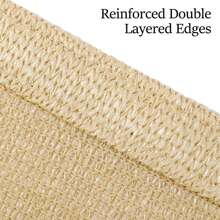 Malla Sombra Triangular Velaria para Exteriores Jardín Al Aire Libre 90% Protector de UV Solar Lona Toldo