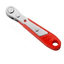 Ratchet Screwdriver With Slot Repair Tool, L-Shape Bent Wrench - Red - View 12
