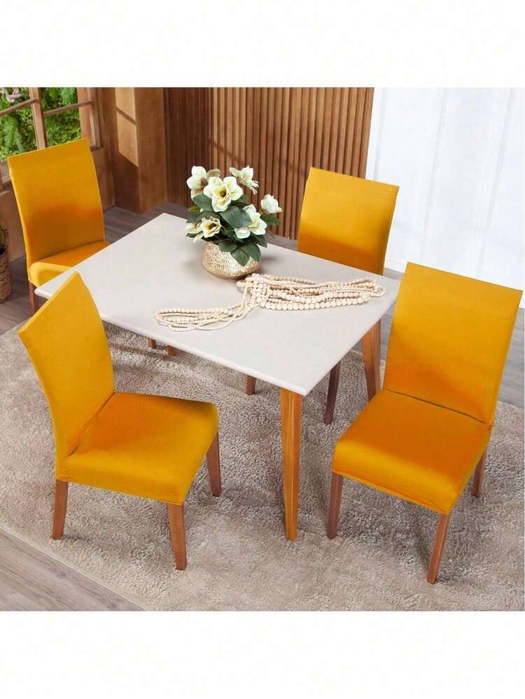 Chair Covers - 芥末 - 查看 3
