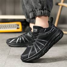 Men's Casual Breathable Mesh Soft Bottom Running Shoes, Versatile Sports Sneakers For Summer