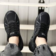 Men's Casual Breathable Mesh Soft Bottom Running Shoes, Versatile Sports Sneakers For Summer