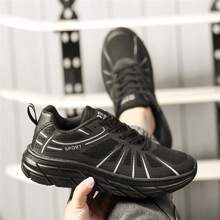 Men's Casual Breathable Mesh Soft Bottom Running Shoes, Versatile Sports Sneakers For Summer