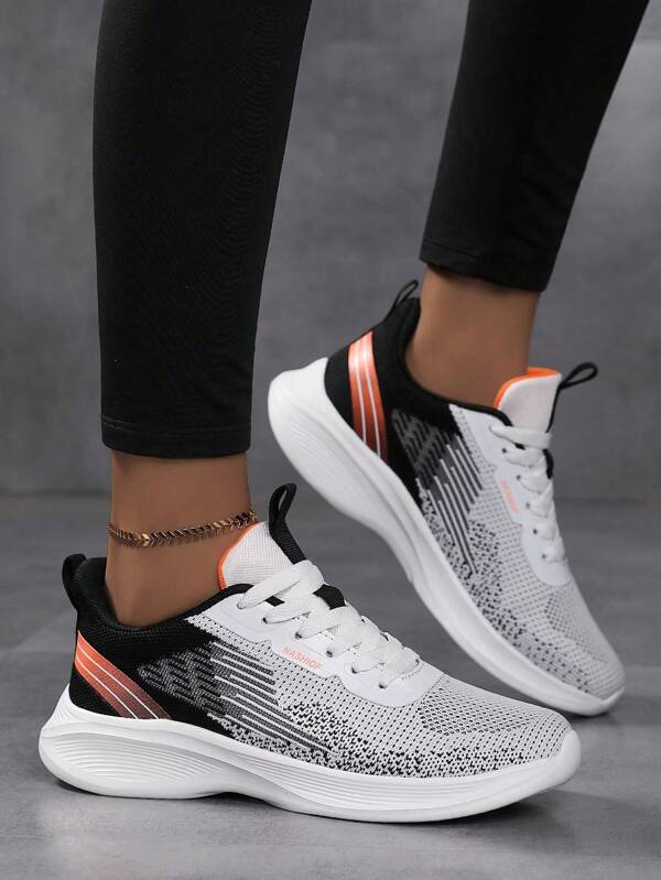 Women's Comfortable Breathable Casual Walking Shoes, Lightweight Athletic Running Sneakers