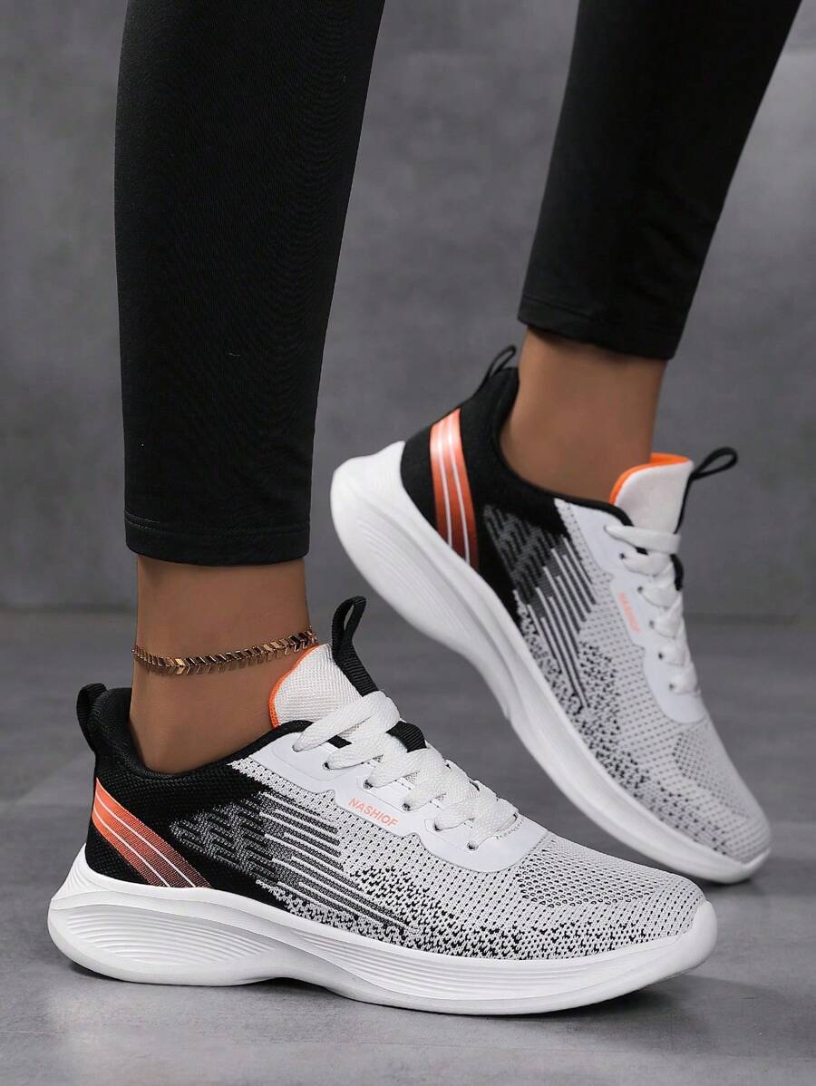 女士舒适透气休闲步行鞋，轻便运动跑步鞋