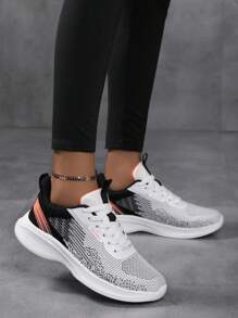 女士舒适透气休闲步行鞋，轻便运动跑步鞋