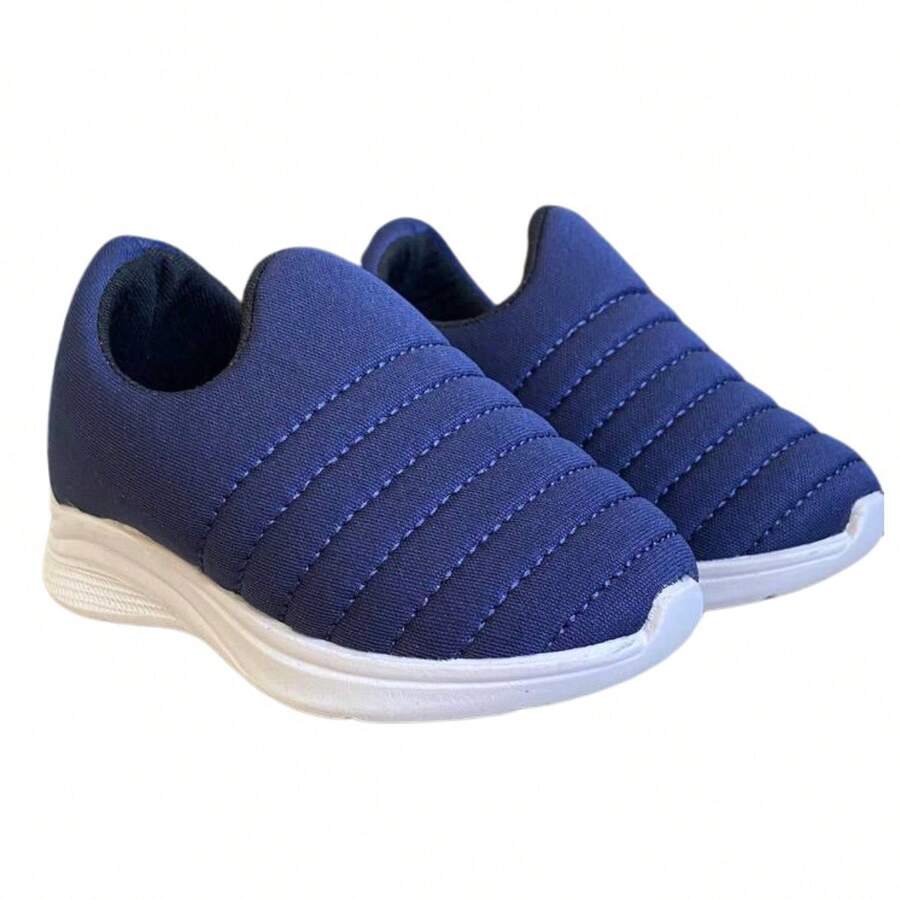 Easy-To-Fit Half-Shoes For Kids, Soft, Sporty, Lightweight, Non-Slip Sole - Màu xanh hải quân - Xem 1