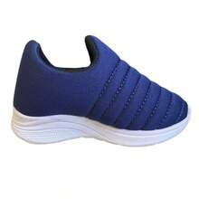 Easy-To-Fit Half-Shoes For Kids, Soft, Sporty, Lightweight, Non-Slip Sole - Màu xanh hải quân - Xem 4