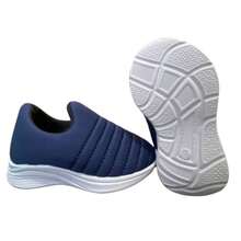 Easy-To-Fit Half-Shoes For Kids, Soft, Sporty, Lightweight, Non-Slip Sole - Màu xanh hải quân - Xem 2