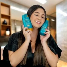 Kit 02 Cationic Hair Masks 450G Forever Liss - 白色 - 查看 3