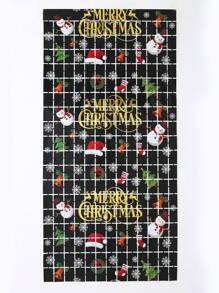 1 Stück Weihnachts-Folien-Fransen-Vorhang Weihnachts-Party-Dekoration 1 Stück 2 m rot silber grün Lametta Fransen Party Fotohintergrund Girlande Hintergrund für Weihnachten, Neujahr, Ugly Sweater Party, Halloween, Halloween Dekoration - 1 Stück - Übersicht 12