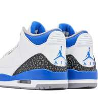 Nike Air Jordan 3 Retro Racer Blue CT8532-145 Men's Fashion Sneaker New - 藍白色 - 查看 5