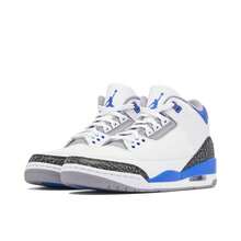 Nike Air Jordan 3 Retro Racer Blue CT8532-145 Men's Fashion Sneaker New - 藍白色 - 查看 3