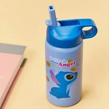 Miniso Lilo & Stitch Collection Steel Bottle With Handle (550mL)(Stitch) - Navy Blue - View 5