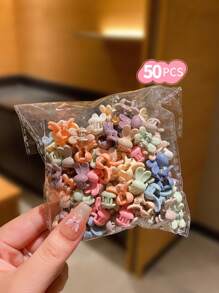 50/100/150/200 件迷你可爱女孩发夹 - 彩色 - 查看 13