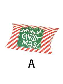 5 chiếc, Hộp kẹo Giáng sinh, Bao bì hộp gối Giáng sinh, Hộp kẹo Joy, Hộp quà Giáng sinh hình gối sáng tạo, Đồ trang trí Giáng sinh, Đồ trang trí Giáng sinh, Quà tặng Giáng sinh, Đồ dùng cho tiệc Giáng sinh, Túi quà Giáng sinh, Túi Giáng sinh, Nhãn dán Giáng sinh - Nhiều màu - Xem 13