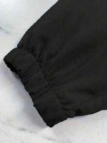 Ombre Color Series Cuffed Sweatpants, Men's Casual Joggers, Stretchy Lightweight Running Pants For Spring Autumn Winter - Black - View 5